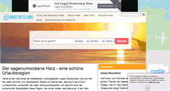 Desktop Screenshot of harz-netz.com